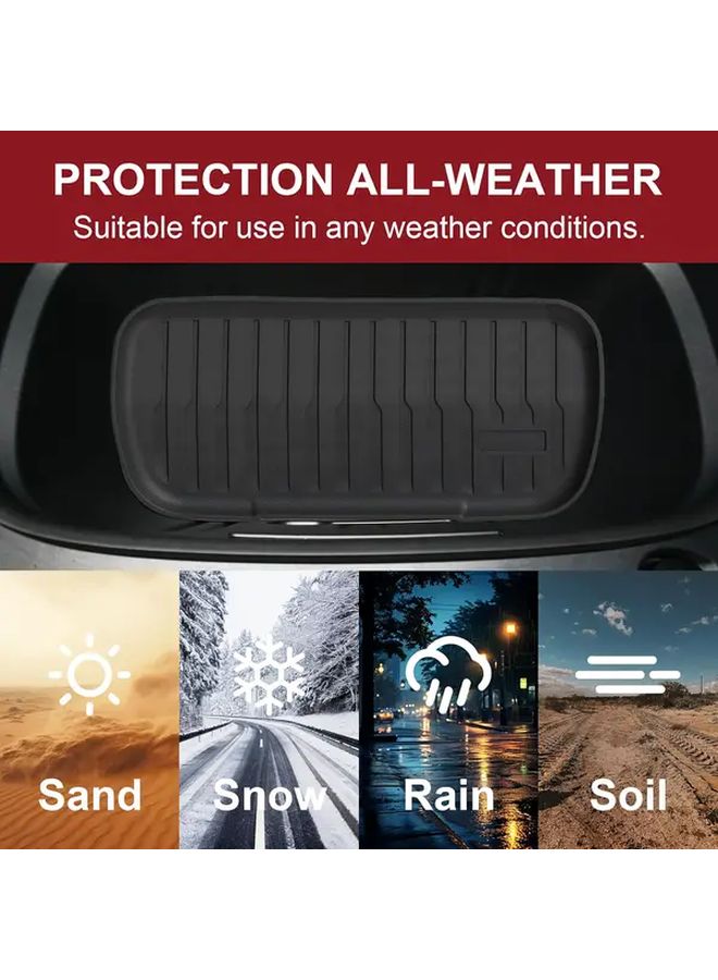 Tesla Model Y 2025 Front Rear TPE Cargo Liner Mats Durable Non Slip Easy Installation - Image 4